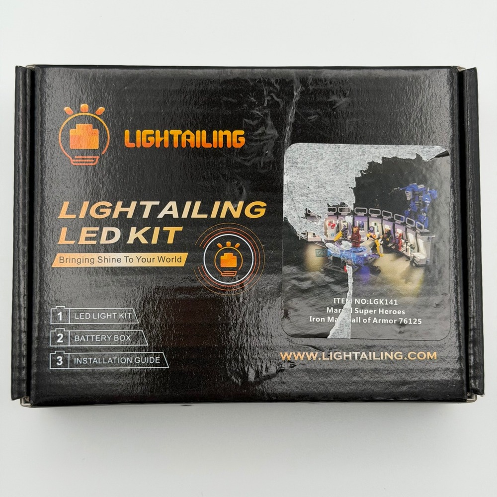 Lightailing LED Light Kit LGK141 for LEGO Marvel Iron Man Hall of Armor 76125